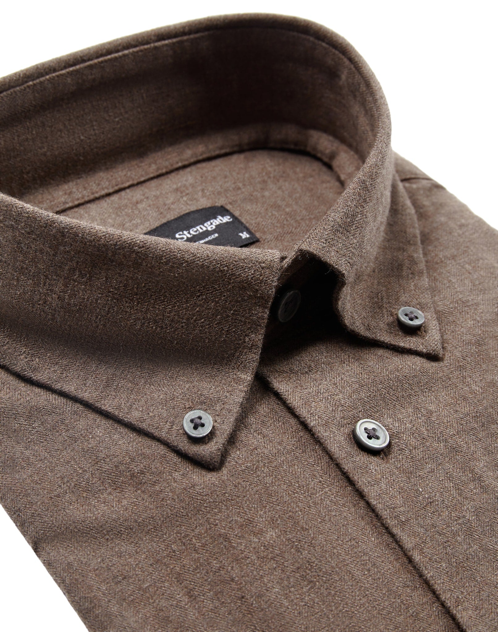BS Cotton Casual Modern Fit Skjorte - Brown