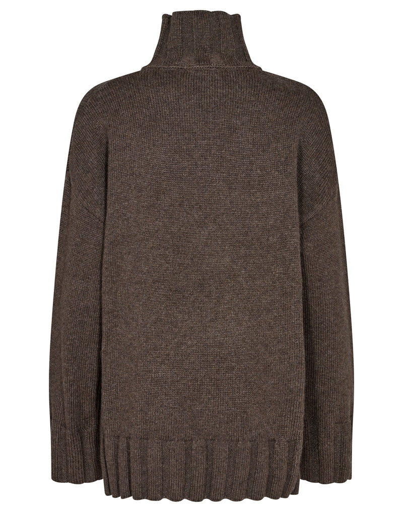 BS Antoinette Regular Fit Knitwear - Dark Brown