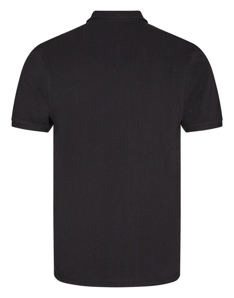 BS Monir Regular Fit Polo Shirt - Black