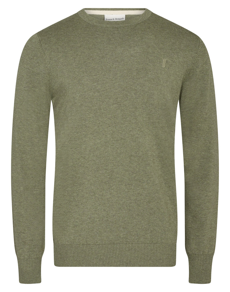 BS Jupiter Regular Fit Knitwear - Army