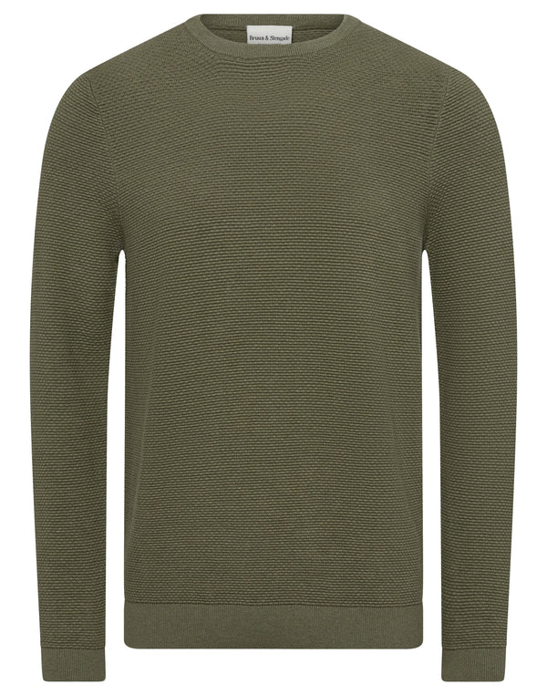 BS Moritz Regular Fit Knitwear - Army