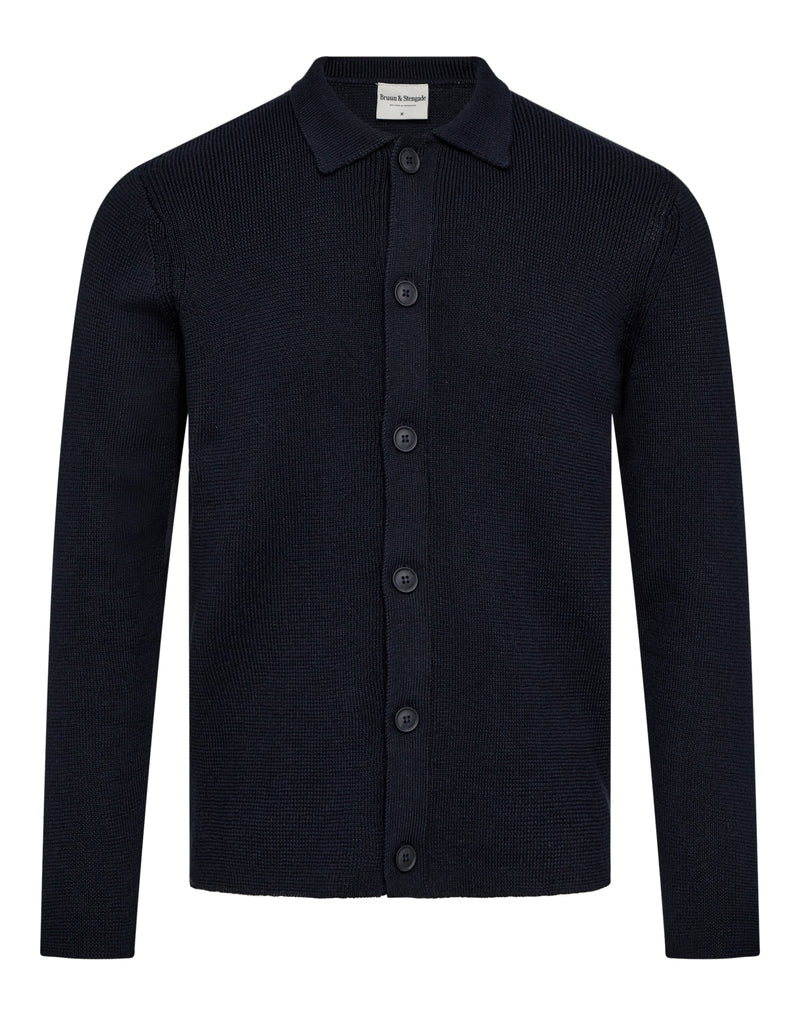 BS Haakon Regular Fit Knitwear - Navy