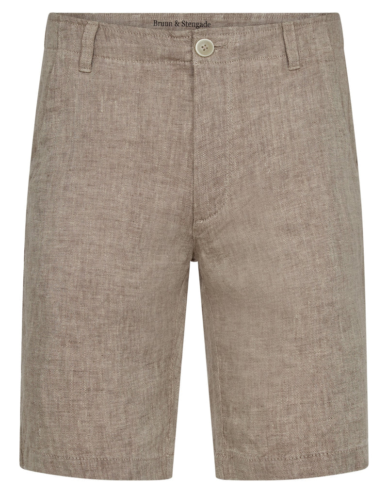 BS Abel Regular Fit Shorts - Brown