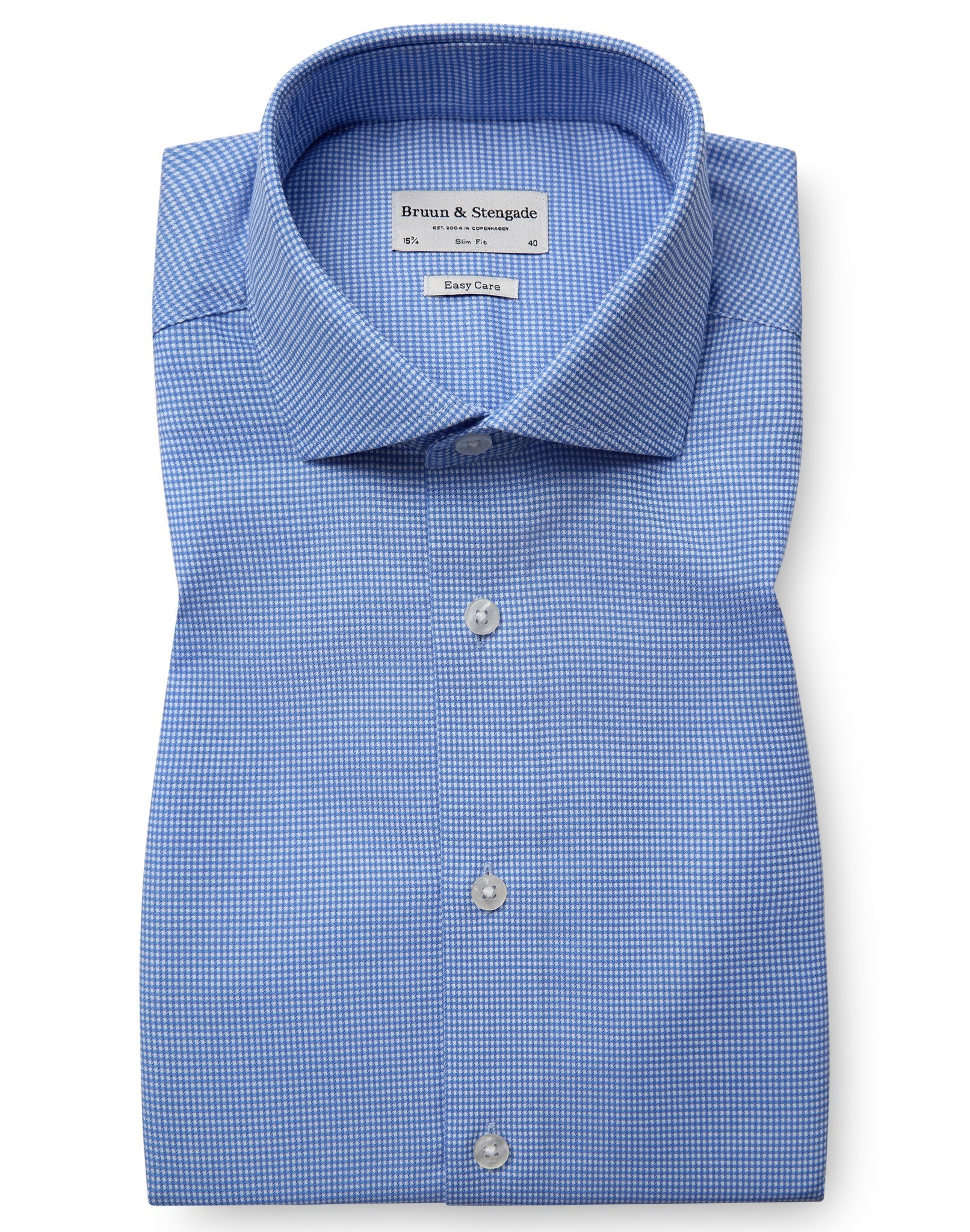 BS Young Slim Fit Skjorte - Blue