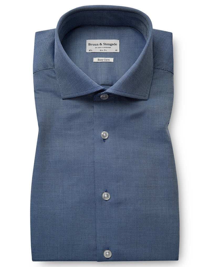 BS Aaron Slim Fit Shirt - Blue