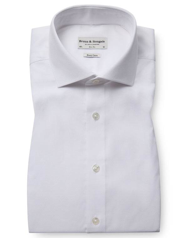 BS Reed Slim Fit Shirt - White