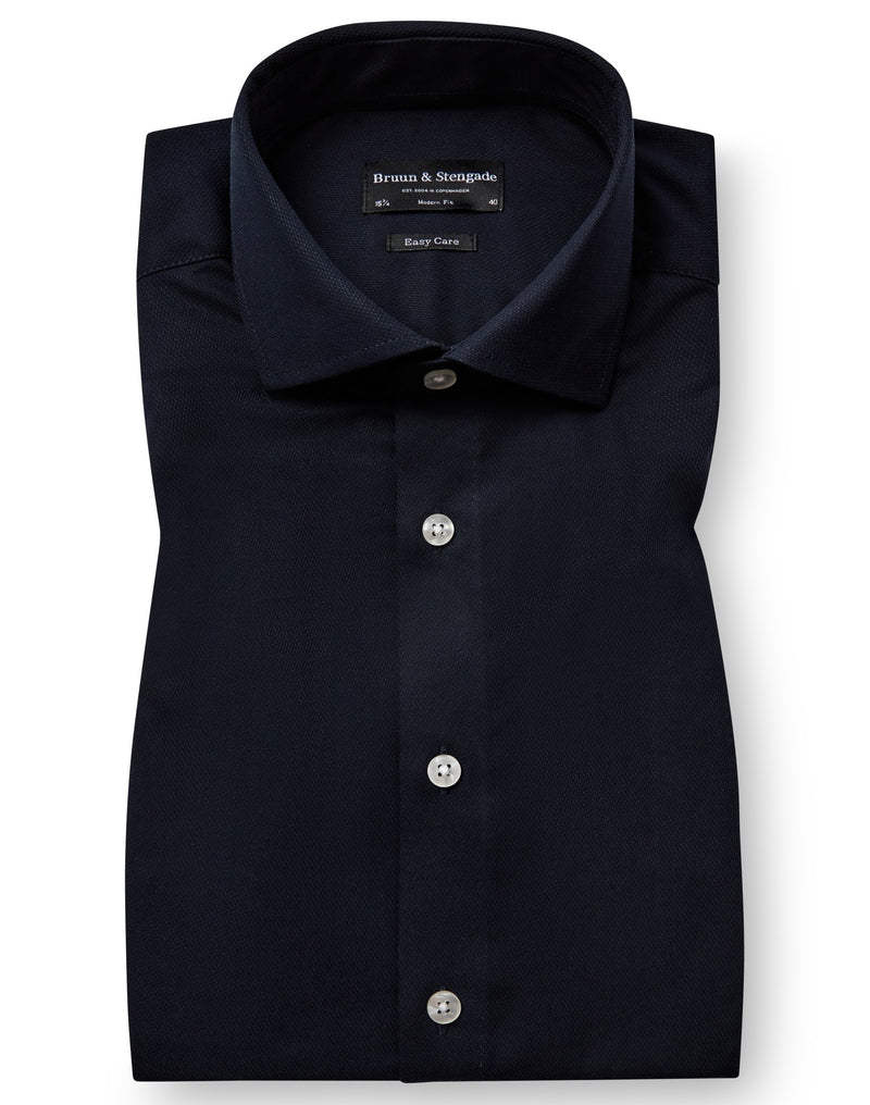 BS Damar Modern Fit Shirt - Navy