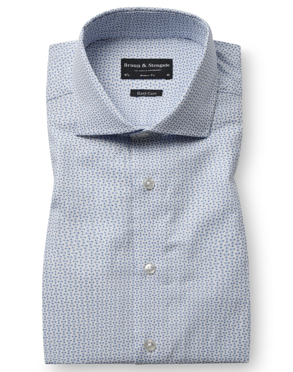 BS Flacco Modern Fit Shirt - Light Blue