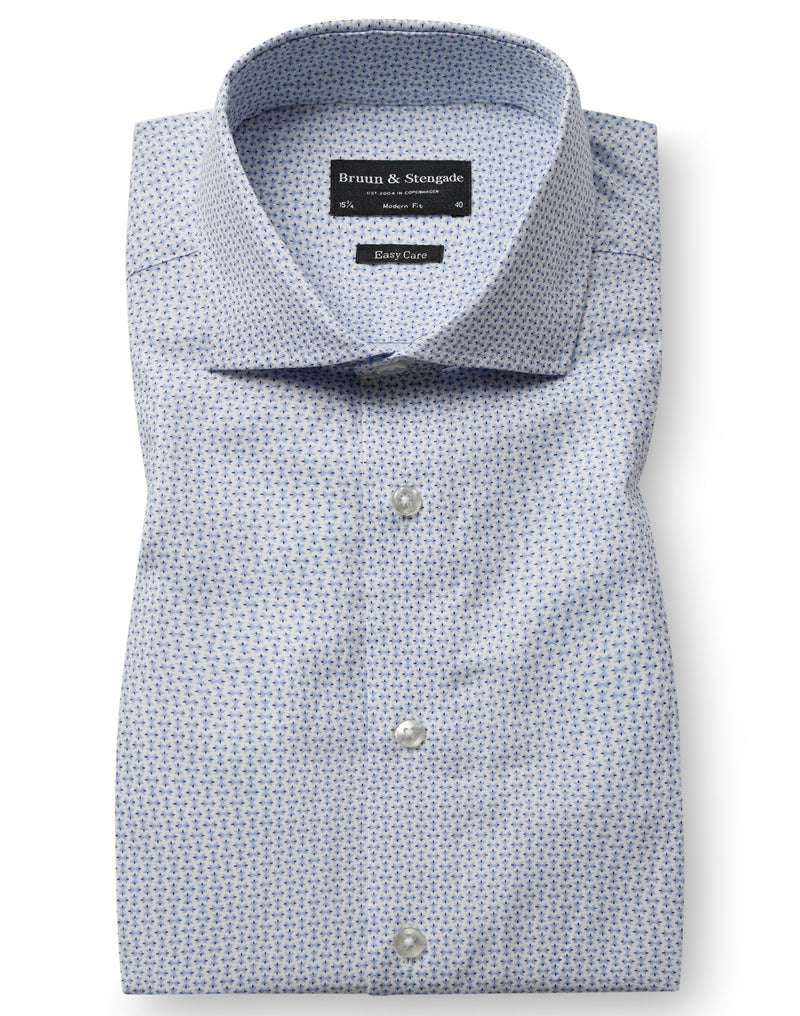 BS Flacco Modern Fit Shirt - Light Blue