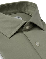 BS Rice Slim Fit Shirt - Green