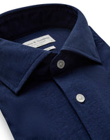 BS Rice Slim Fit Shirt - Navy