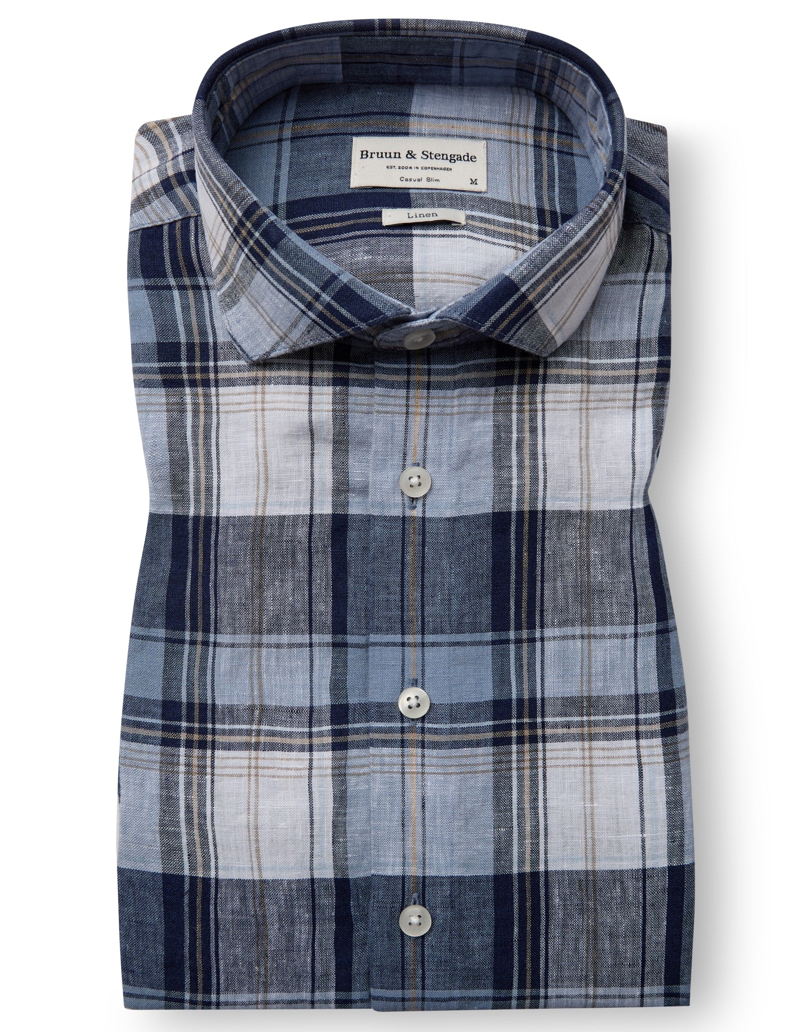 BS Mackay Casual Slim Fit Skjorte - Blue