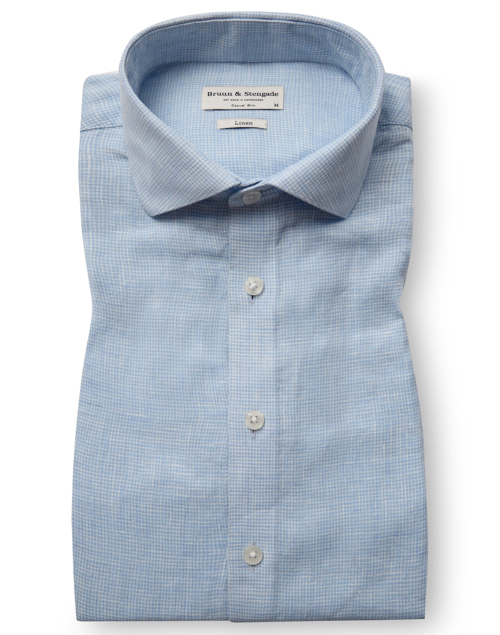 BS Burnie Casual Slim Fit Skjorte - Light Blue