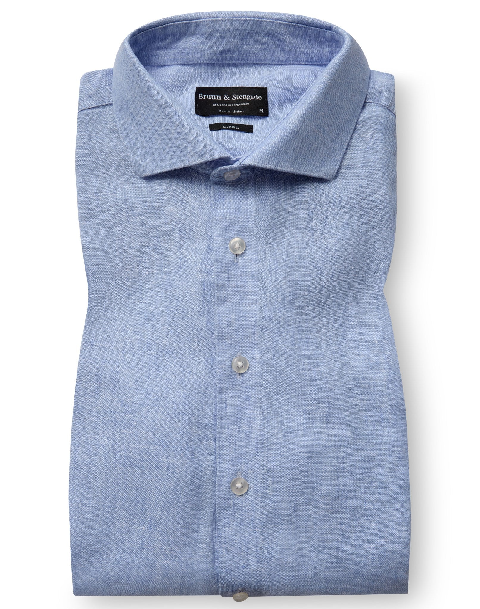 BS Brisbane Casual Modern Fit Skjorte - Light Blue