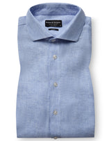 BS Brisbane Casual Modern Fit Shirt - Light Blue