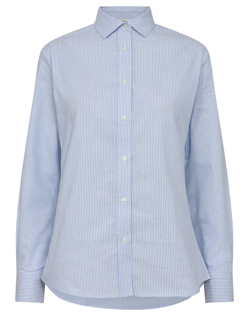 BS Marie Slim Fit Shirt - Light Blue/White