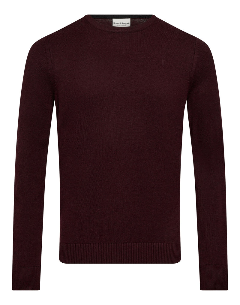 BS Jupiter Regular Fit Knitwear - Bordeaux