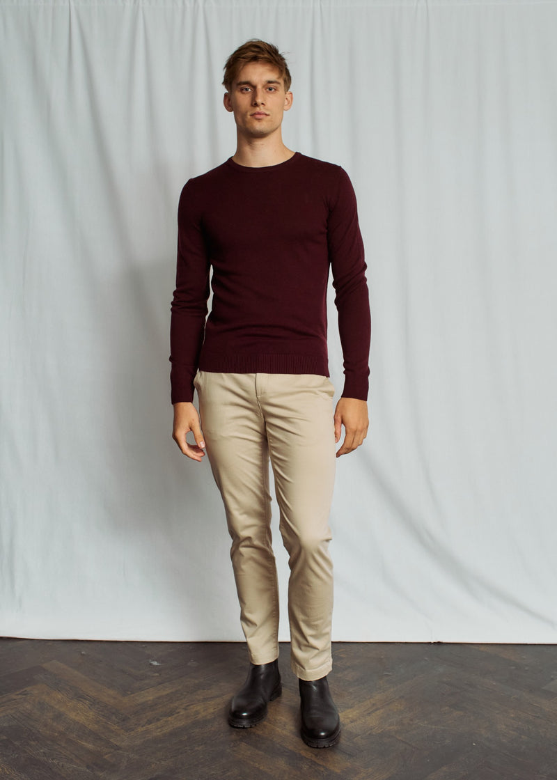 BS Jupiter Regular Fit Knitwear - Bordeaux