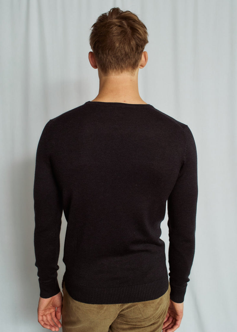 BS Jupiter Regular Fit Knitwear - Charcoal