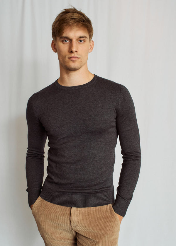 BS Jupiter Regular Fit Knitwear - Grey