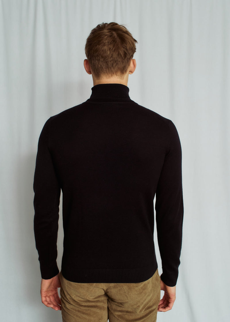 BS Saturn Regular Fit Knitwear - Black