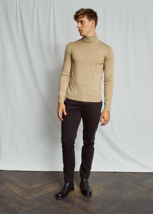 BS Saturn Regular Fit Knitwear - Sand