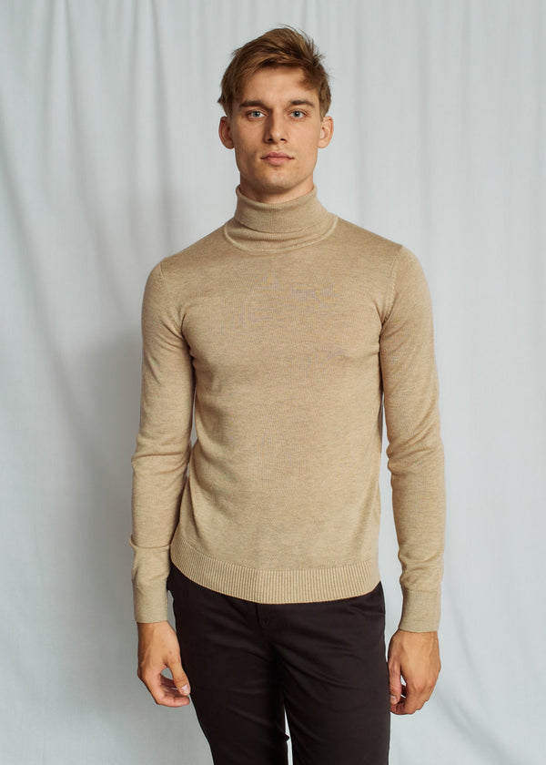 BS Saturn Regular Fit Knitwear - Sand