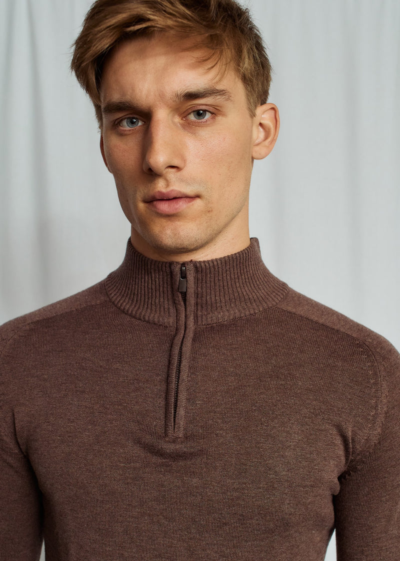 BS Pelle Regular Fit Knitwear - Brown