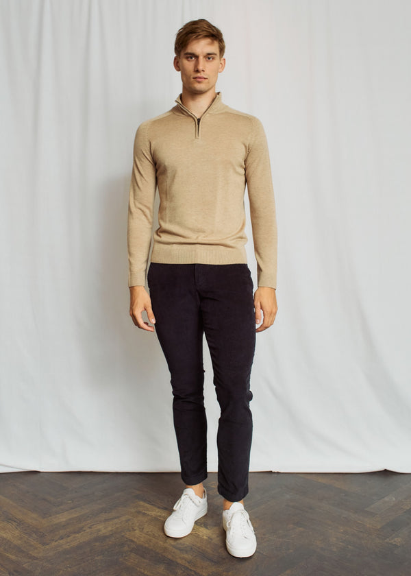 BS Pelle Regular Fit Knitwear - Sand