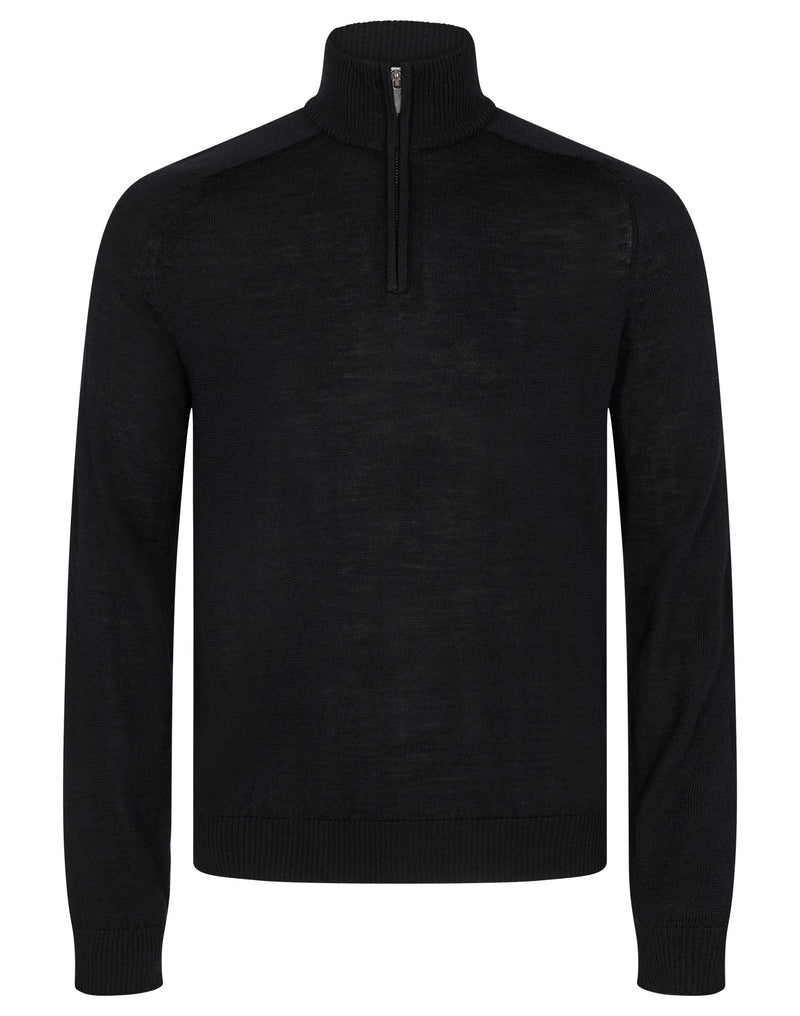 BS Pelle Regular Fit Knitwear - Black