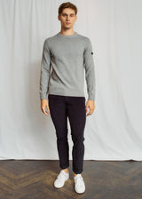 BS Azure Regular Fit Knitwear - Grey