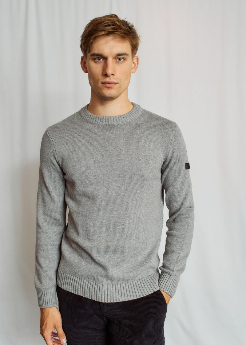 BS Azure Regular Fit Knitwear - Grey