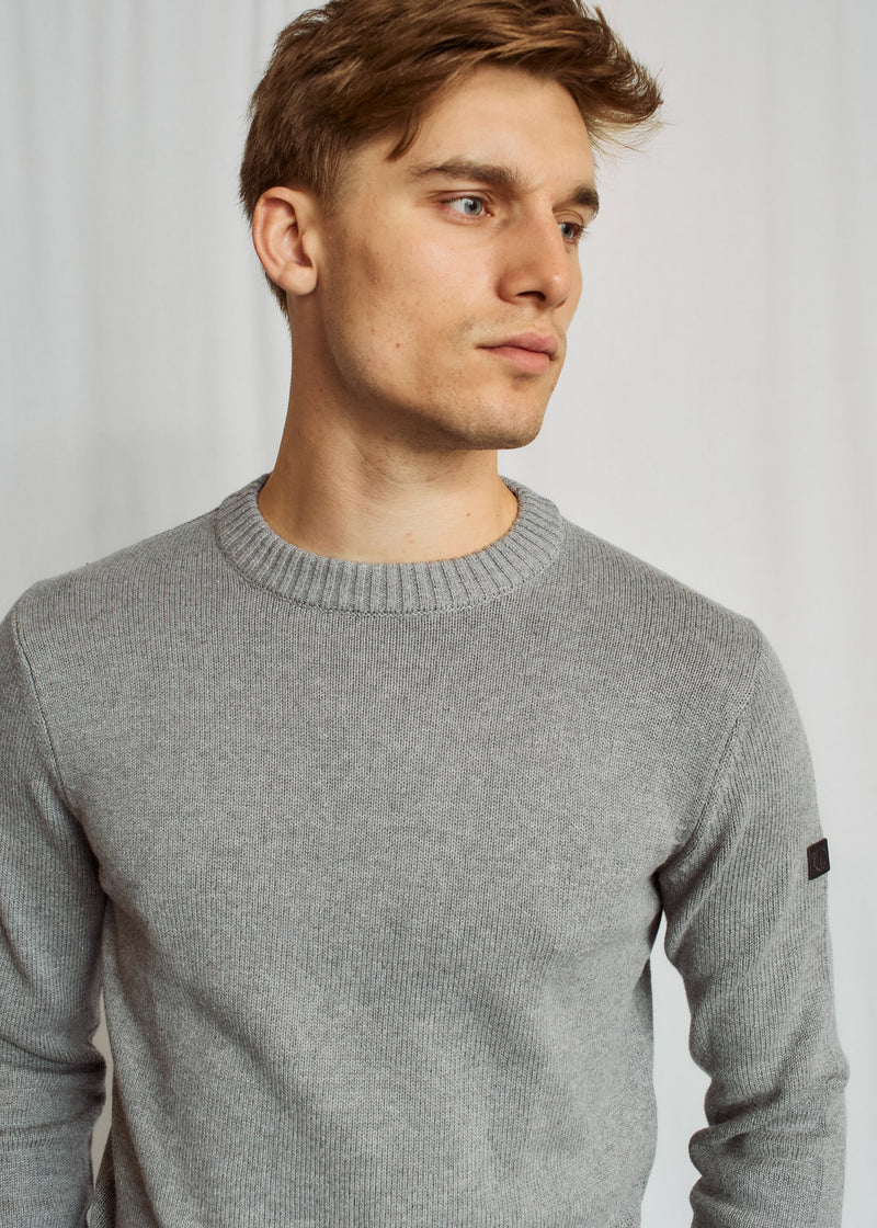 BS Azure Regular Fit Knitwear - Grey