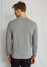 BS Azure Regular Fit Knitwear - Grey