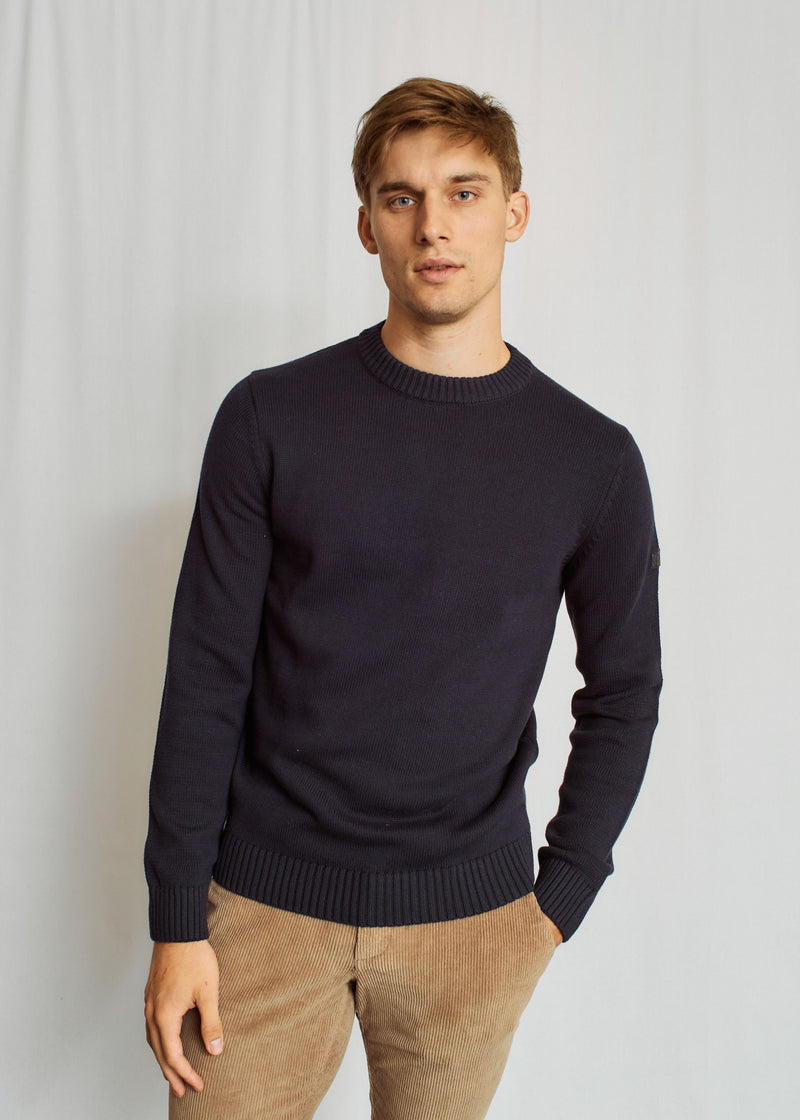 BS Azure Regular Fit Knitwear - Navy