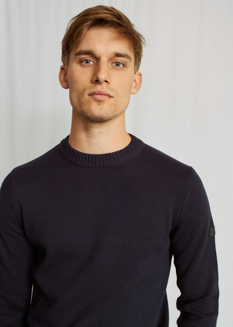 BS Azure Regular Fit Knitwear - Navy