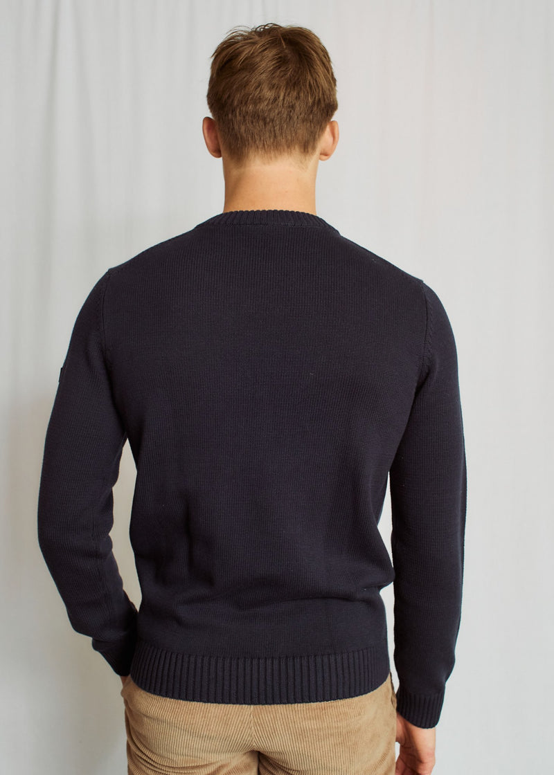 BS Azure Regular Fit Knitwear - Navy