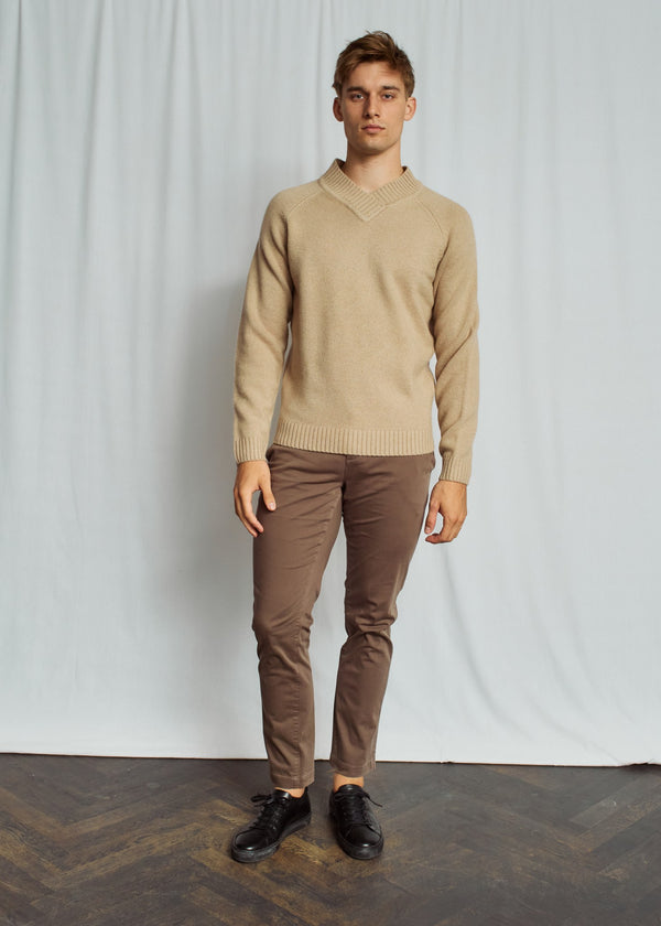 BS Douglas Regular Fit Knitwear - Sand