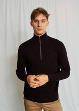 BS Innes Regular Fit Knitwear - Black