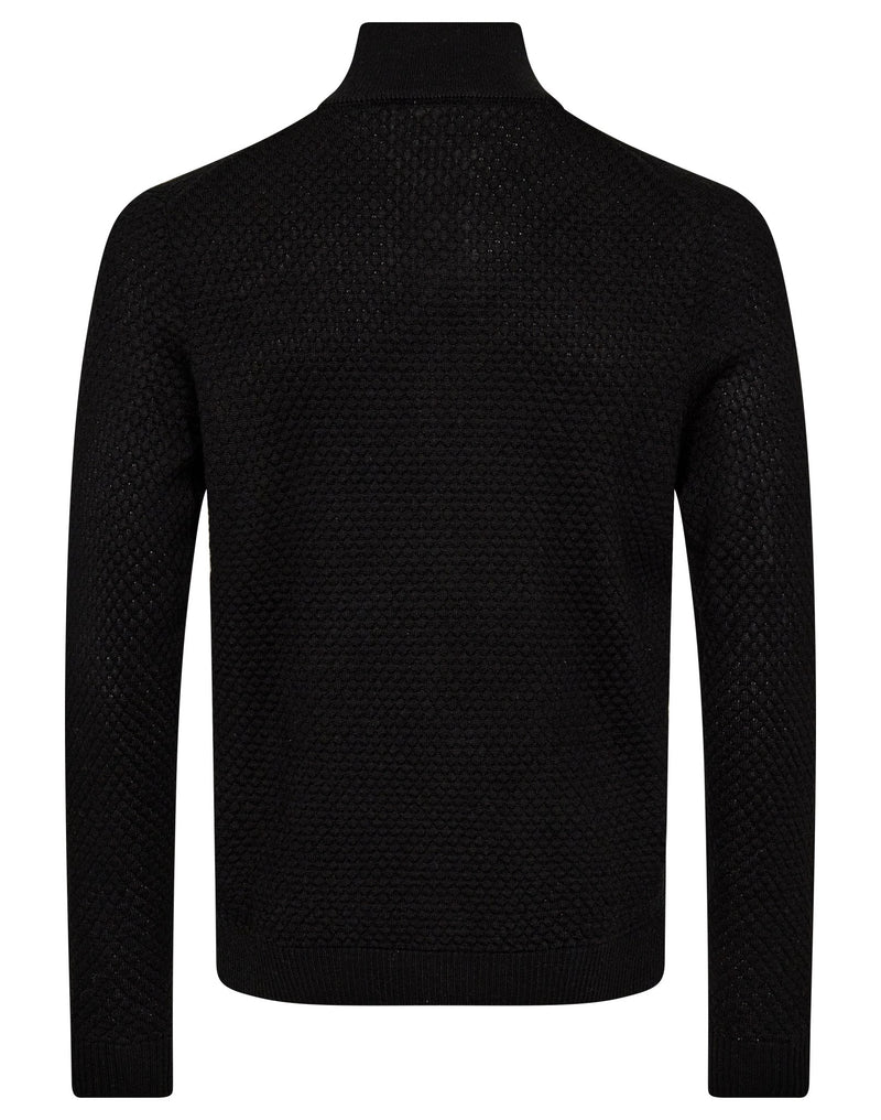 BS Innes Regular Fit Knitwear - Black