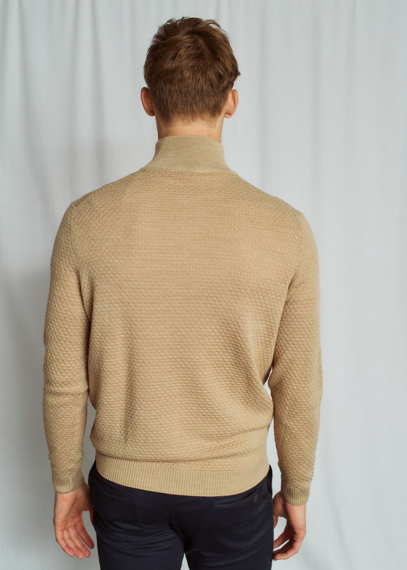 BS Innes Regular Fit Knitwear - Sand