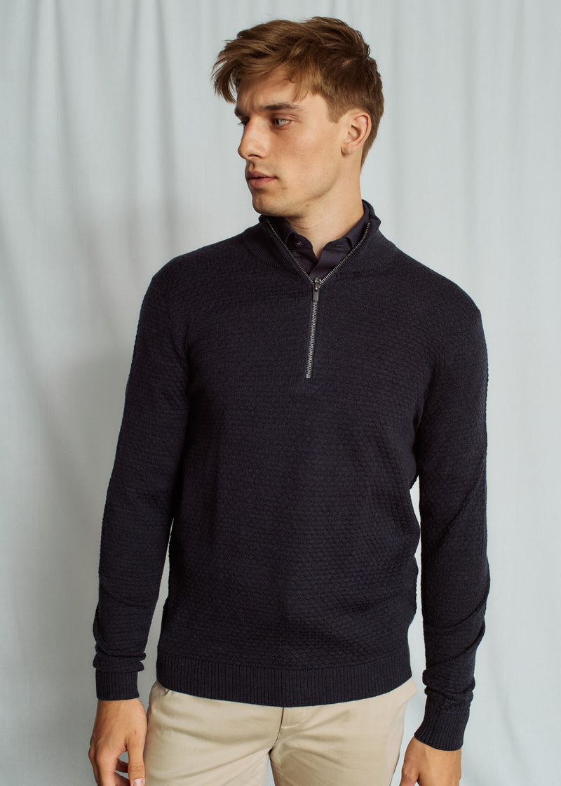 BS Innes Regular Fit Knitwear - Thunder