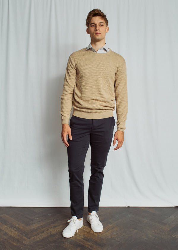 BS Irving Regular Fit Knitwear - Sand