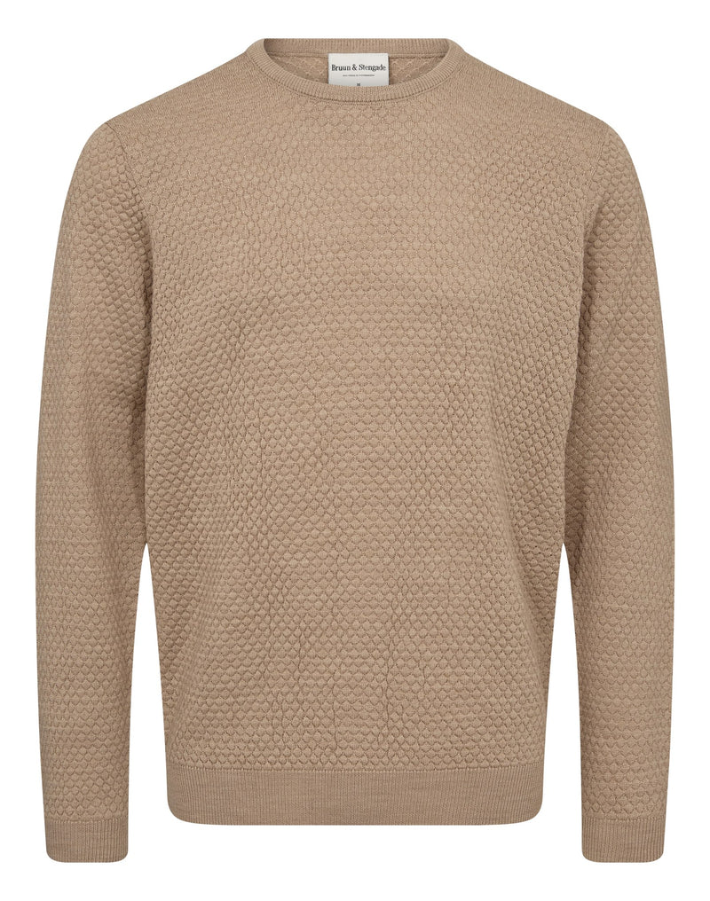 BS Irving Regular Fit Knitwear - Sand