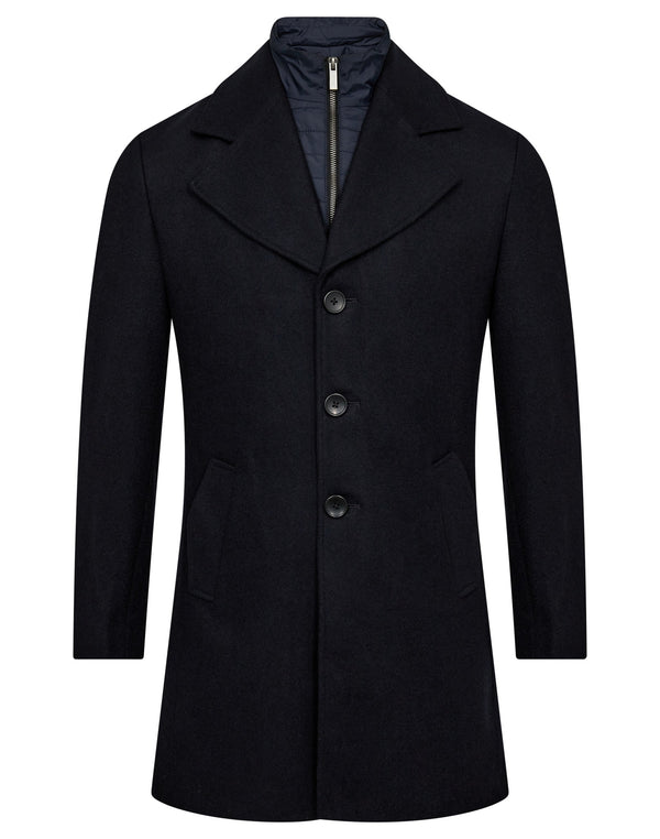 BS Portmore Slim Fit Coat - Navy