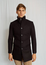 BS Ontario Slim Fit Coat - Black