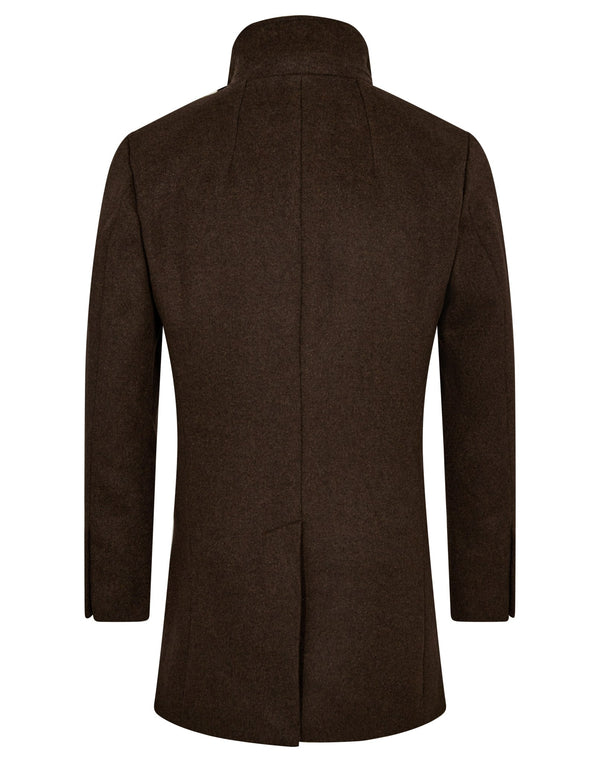 BS Ontario Slim Fit Coat - Brown