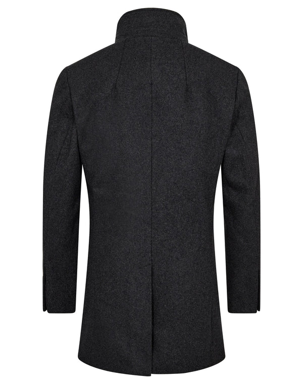 BS Ontario Slim Fit Coat - Dark Grey