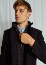 BS Ontario Slim Fit Coat - Navy