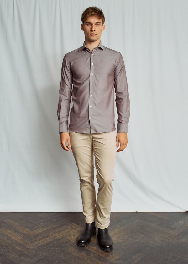 BS Goran Slim Fit Shirt - Brown